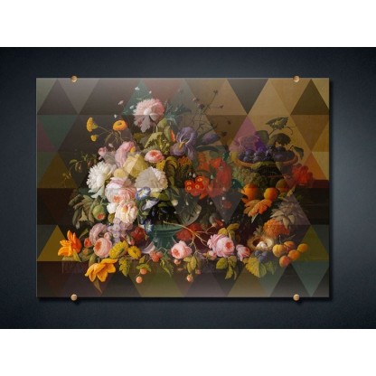 Печатает на стекле VGnewtrend FANCY BOUQUET 3