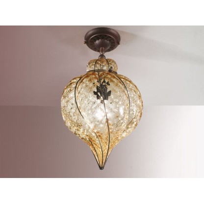 Потолочные светильники In Stock SIRU - GOCCIA MC 111 AMBRA