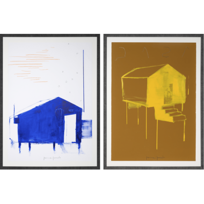 Картина NOVOCUADRO ART COMPANY CASA AZUL X CASA AMARILLA