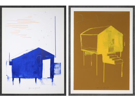 Картина NOVOCUADRO ART COMPANY CASA AZUL X CASA AMARILLA