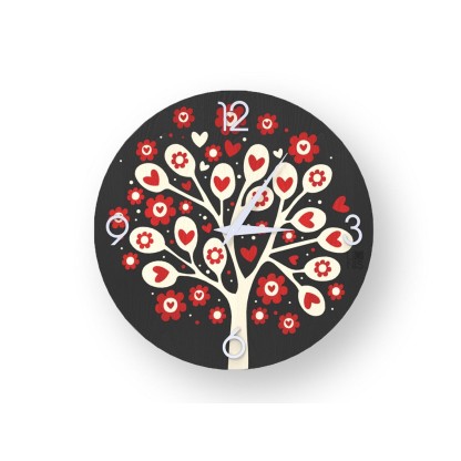 Часы LIGNIS® TREE OF HEARTS COLORS