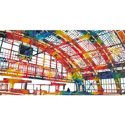 Плакат ARTDESIGNBOX BERLIN OSTBAHNHOF 2