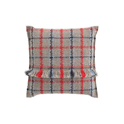 Квадратная декоративная подушка GAN GARDEN LAYERS BLUE