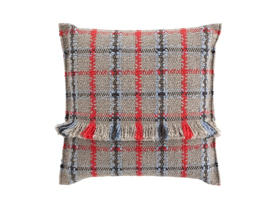 Квадратная декоративная подушка GAN GARDEN LAYERS BLUE