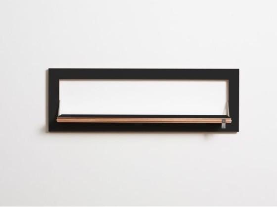 Офисный стеллаж AMBIVALENZ FLPPS 80x27x1 - BLACK