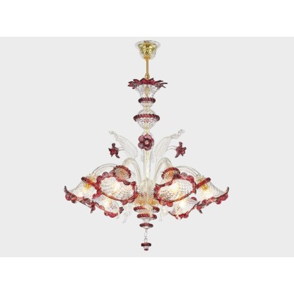 Подвесные светильники Sogni Di Cristallo ATENA ORIGINAL EDITION RUBINO