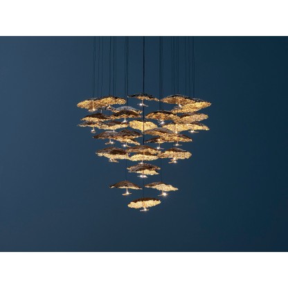 Подвесные светильники Catellani & Smith GOLD MOON CHANDELIER
