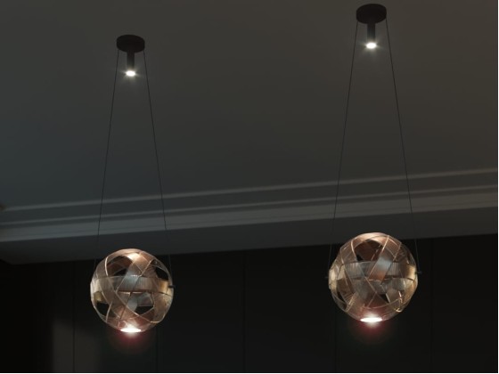 Подвесные светильники Chiaro di Luna KIRIGAMI BALL