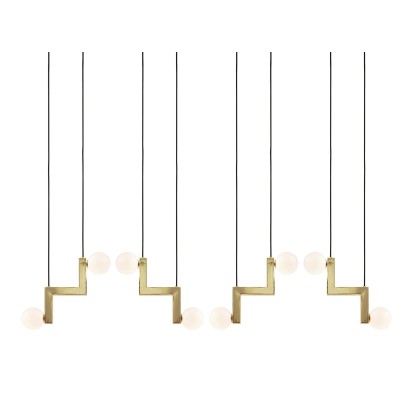 Подвесные светильники Marc Wood Studio ZIG 4 PIECE