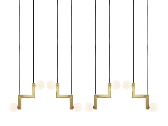 Подвесные светильники Marc Wood Studio ZIG 4 PIECE