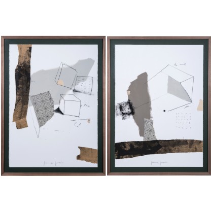 Картина NOVOCUADRO ART COMPANY Cubus I &amp; II