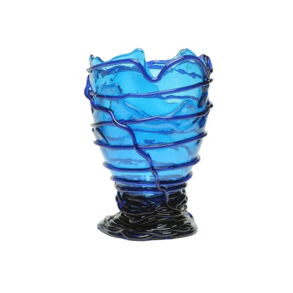 Ваза цвет прозрачный синий - Corsi Design POMPITU II