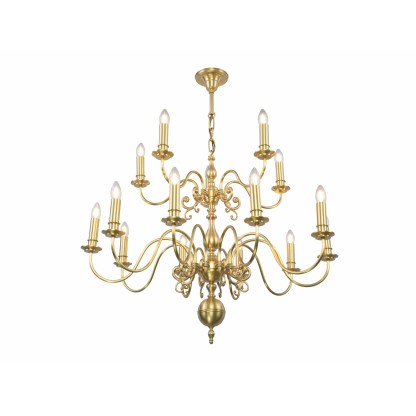 Подвесные светильники Patinas Lighting ROTTERDAM 15 ARMED CHANDELIER