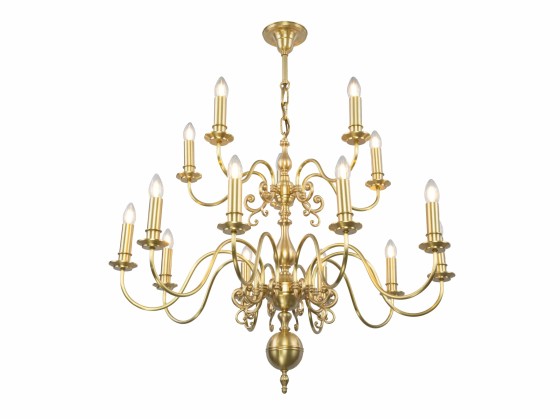 Подвесные светильники Patinas Lighting ROTTERDAM 15 ARMED CHANDELIER