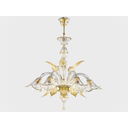 Подвесные светильники Sogni Di Cristallo GOLD AFRODITE