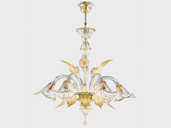 Подвесные светильники Sogni Di Cristallo GOLD AFRODITE