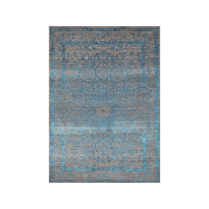 Ковер Zollanvari GLOSS IN SKY BLUE ON ABRASHED GREY