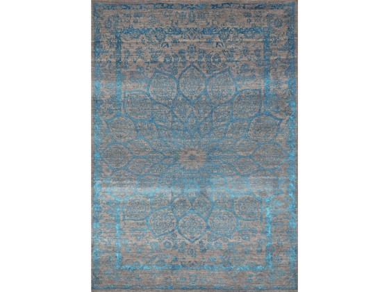 Ковер Zollanvari GLOSS IN SKY BLUE ON ABRASHED GREY