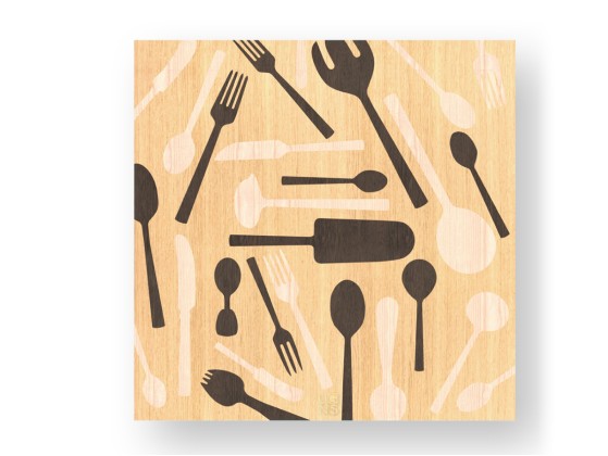 Картина LIGNIS® KITCHENTOOLS WARM