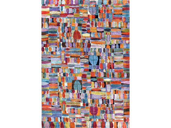 Ковер Zollanvari QUILT CRAZY, FOLIAGE IN BLUE, ORANGE &amp; VIOLET