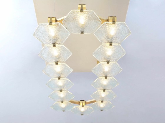 Подвесные светильники Patinas Lighting HEXXA PENDANT 14 OL