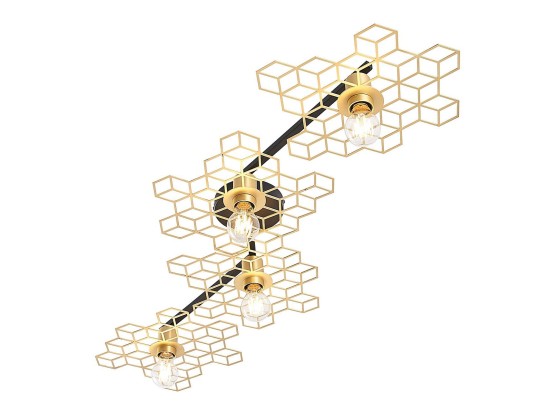 Потолочные светильники Lucande ALEXARU GOLD 4