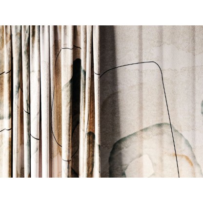 Ткань для штор Instabilelab PONGE BLACKOUT