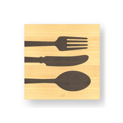 Картина LIGNIS® CUTLERY WARM