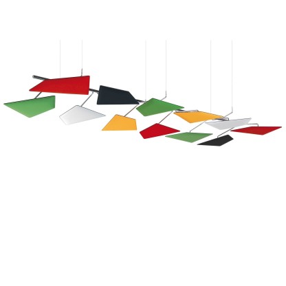 Самонесущие звукоизолирующие подвесные потолки Caimi Brevetti FLAP