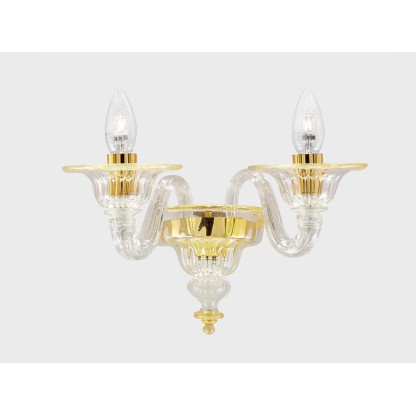 Бра - настенная лампа Sogni Di Cristallo PROTEO D'ORO