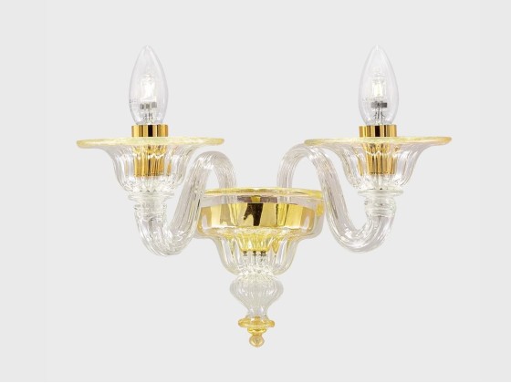 Бра - настенная лампа Sogni Di Cristallo PROTEO D'ORO