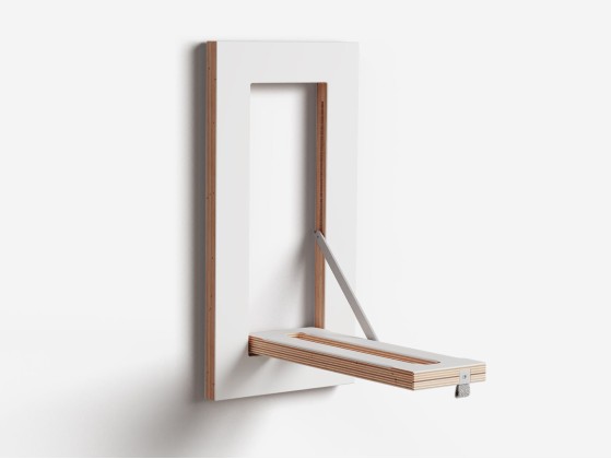 Вешалка AMBIVALENZ FLPPS HNGRAIL 20x40-1 - WHITE