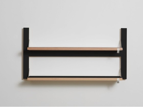 Книжные шкафы AMBIVALENZ FLPPS 80x40x2 - BLACK