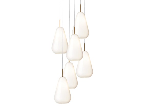 Подвесные светильники Nuura ANOLI 6 OPAL
