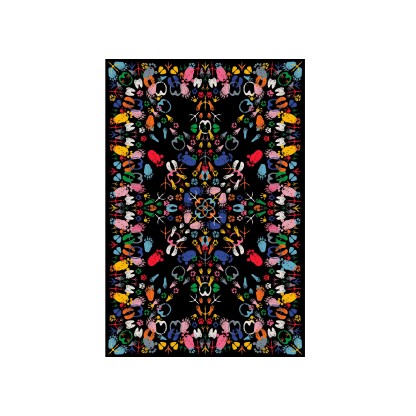 Ковер Qeeboo LET'S DANCE ANIMAL TRACES