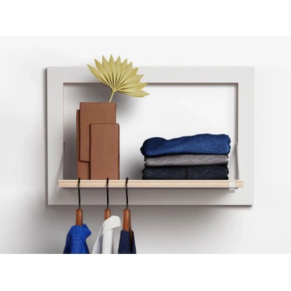 Вешалка AMBIVALENZ FLPPS HNGRAIL 60x40-1 - WHITE