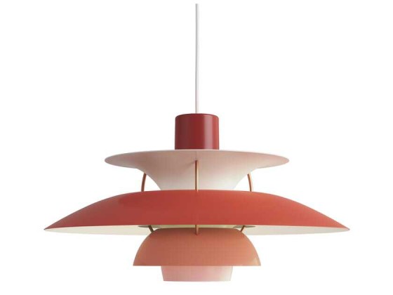 Подвесные светильники In Stock LOUIS POULSEN - PH 5 SFUMATURE DI RED