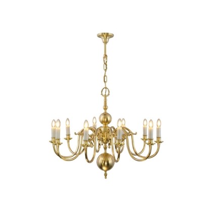 Подвесные светильники Patinas Lighting AMSTERDAM 10 ARMED CHANDELIER BIG