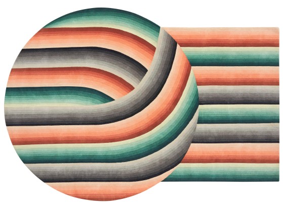 Ковер GAN ROUND MIRAGE ORANGE