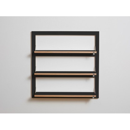 Книжные шкафы AMBIVALENZ FLPPS 80x80x3 - BLACK