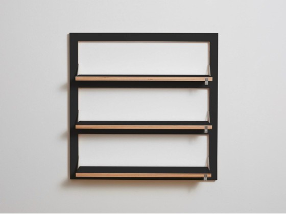 Книжные шкафы AMBIVALENZ FLPPS 80x80x3 - BLACK