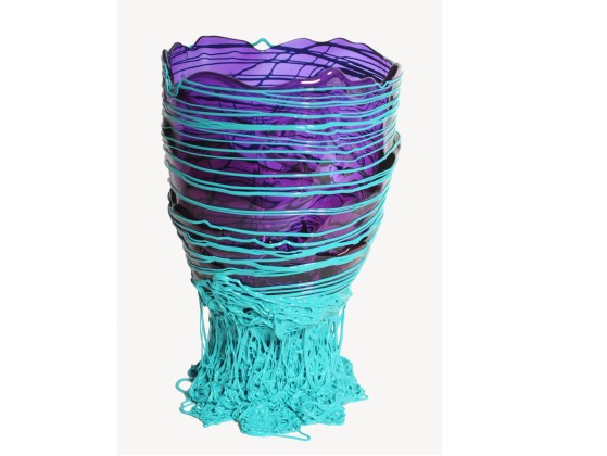 Фиолетово-бирюзовая ваза Corsi Design SPAGHETTI