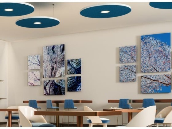 Самонесущие звукоизолирующие подвесные потолки Isolmant ISOLSPACE STYLE