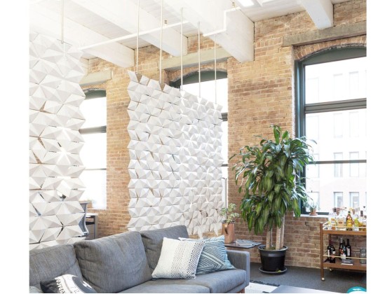 Перегородки bloomming FACET Hanging Room Divider 170x187cm