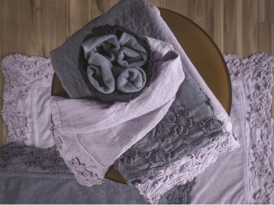 Махровые полотенца LA FABBRICA DEL LINO PETALI