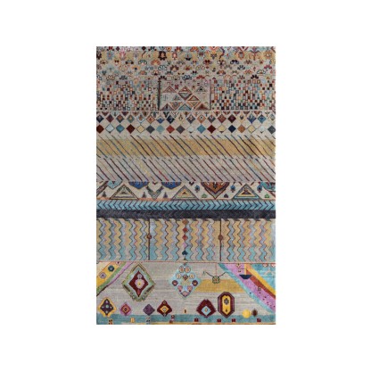 Ковер Jaipur Rugs AAZADI LES-686 Soft Gray/Velvet Red