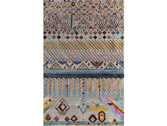 Ковер Jaipur Rugs AAZADI LES-686 Soft Gray/Velvet Red