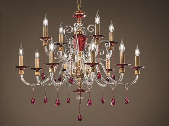 Подвесные светильники Euroluce Lampadari RUBINO ALICANTE L8+4