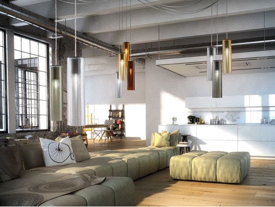 Подвесные светильники PANZERI CLIO