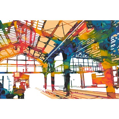 Плакат ARTDESIGNBOX BERLIN FRIEDRICKSTR ASSE 3